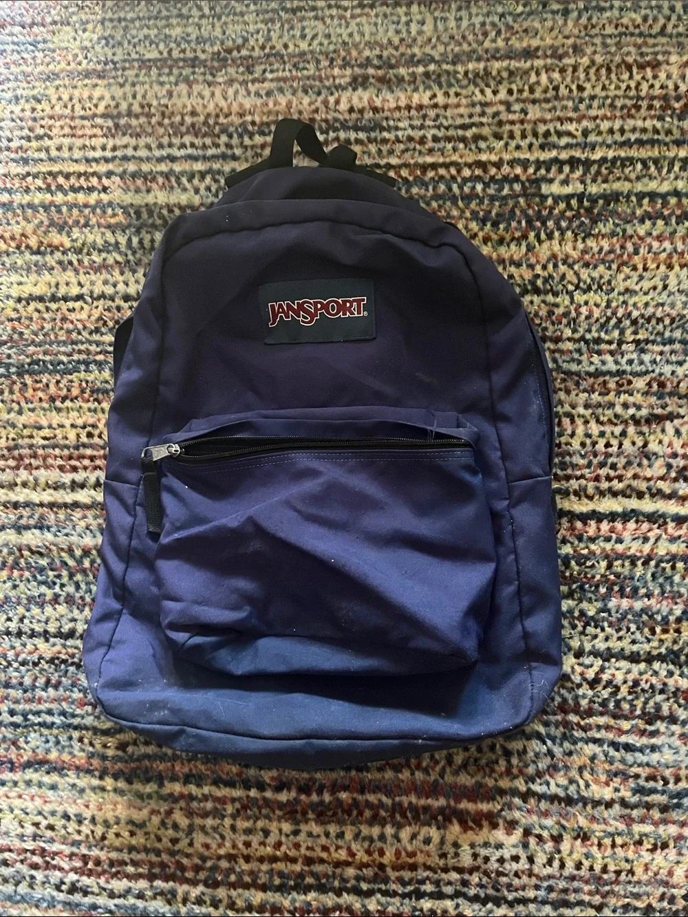 Navy Jansport Backpack
